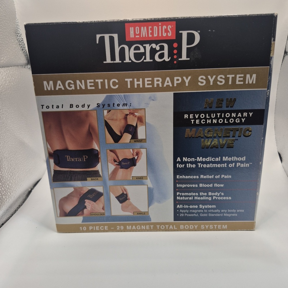 HoMedics Thera P Magnetic Therapy System Total Body 8 Piece  - 29 Magnets READ
